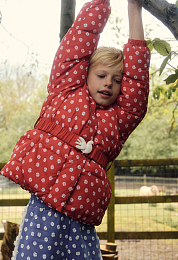 Куртка Red Floral Print от бренда Stella McCartney kids