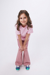 Джинсы палаццо розовые от бренда NOT A TOY