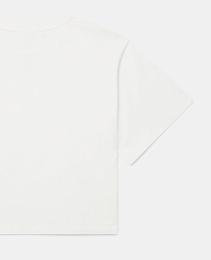 Футболка Floral Graphic от бренда Stella McCartney kids Молочный