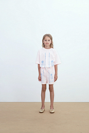 Футболка Roses and Diamonds от бренда Tinycottons Розовый