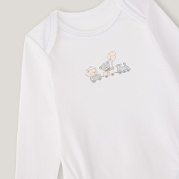 Боди 3 шт White-Grey Toys от бренда Anna Leon