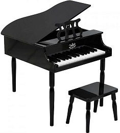 Рояль и стульчик черного цвета от бренда Vilac