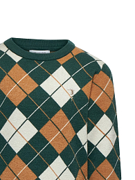 Джемпер Diamonds Green от бренда Trussardi