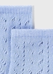 Носочки с перфорацией голубые от бренда Mayoral