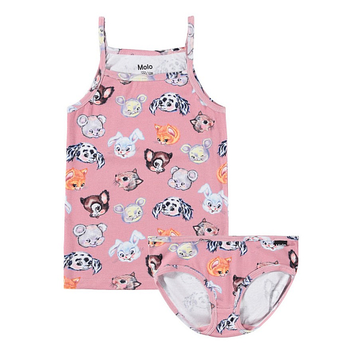 Трусы и майка Janice Set Itty Bitty Blush от бренда MOLO