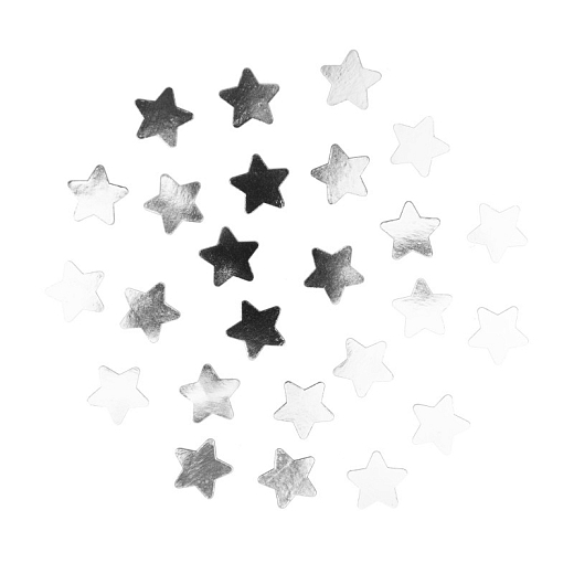 Конфетти Серебряные звезды от бренда Tim & Puce Factory