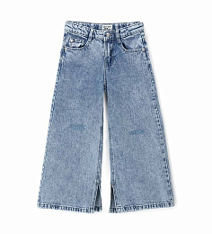 Джинсы палаццо с разрезами от бренда Original Marines