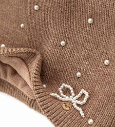 Снуд с бантами из жемчужин от бренда Original Marines