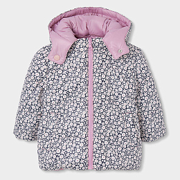 Куртка двусторонняя Pink Flora print от бренда Boboli