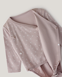 Набор боди кимоно в розовом, горчичном и белом цвете от бренда Anna Leon