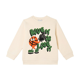 Свитшот Basketball от бренда Stella McCartney kids