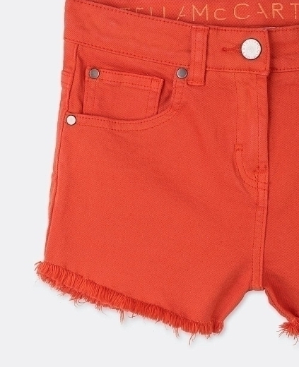 Шорты джинсовые красного цвета от бренда Stella McCartney kids