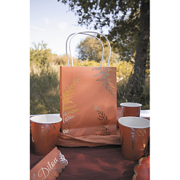 Подарочные пакеты Оранжевое золото 4 шт от бренда Tim & Puce Factory