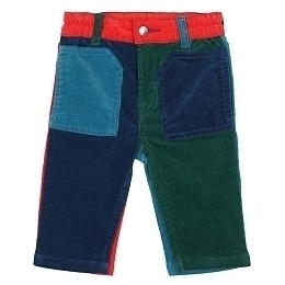Яркие брюки с цветными вставками от бренда Stella McCartney kids
