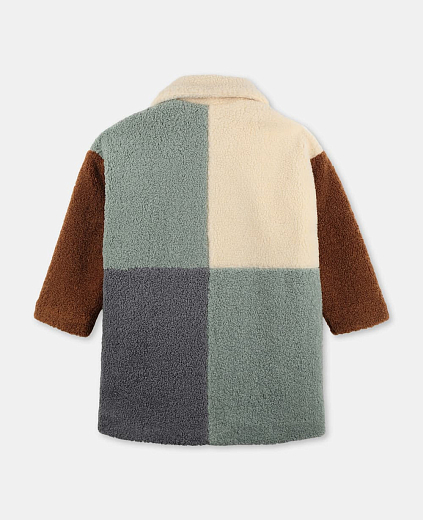 Пальто Teddy Patchwork от бренда Stella McCartney kids