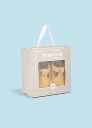 Пинетки на липах желтые от бренда Mayoral
