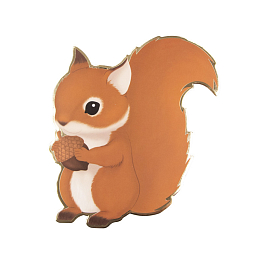 Пригласительные открытки Белочка 8 шт от бренда Tim & Puce Factory