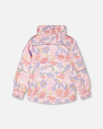 Куртка с принтом цветов и штаны от бренда Deux par deux