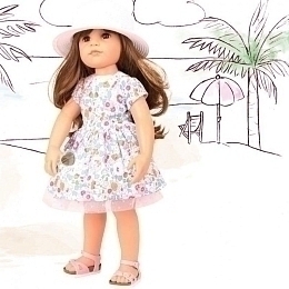 Кукла Ханна в летнем наряде от бренда Gotz