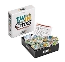 Карточная настольная игра «Города-Близнецы» от бренда LUDIC