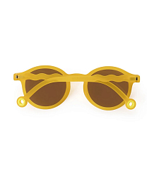 Очки JUNIOR Oval Sunglasses-Citrus Garden-Citrus Yellow от бренда Olivio and Co