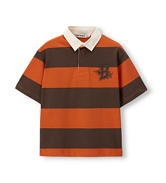 Поло оранжевая полоска от бренда Original Marines