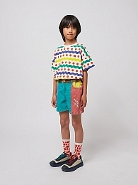 Шорты Color block от бренда Bobo Choses