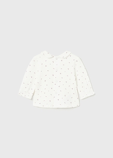 Кардиган, блузка и юбка с лямками от бренда Mayoral