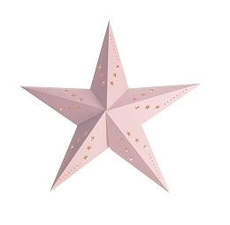 Звезда 60 см пастельный розовый от бренда Tim & Puce Factory
