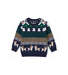 Джемпер с принтом снеговиков mini от бренда Original Marines