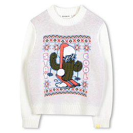 Джемпер с принтом кактуса от бренда Billieblush