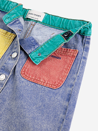 Юбка Color block denim от бренда Bobo Choses