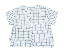 Рубашка с коротким рукавом GRID BABY от бренда Tinycottons