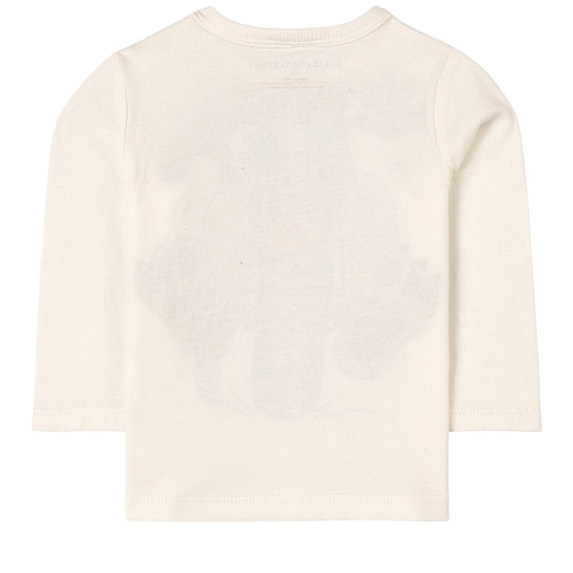 Лонгслив с принтом собаки на мотоцикле от бренда Stella McCartney kids