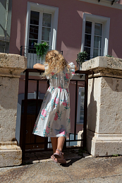 Платье Delphine Pink Roses от бренда C'ERA UNA VOLTA