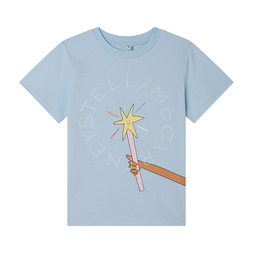 Футболка Fairy от бренда Stella McCartney kids Голубой