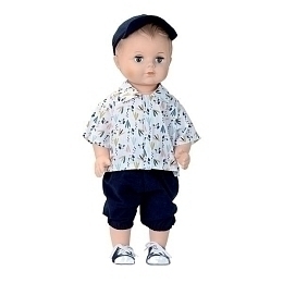 Кукла «Луи» с голубыми глазами от бренда Petitcollin
