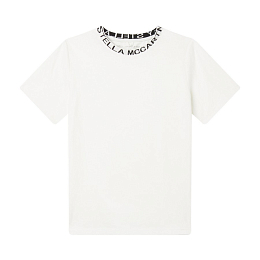 Футболка Milk Logo Black от бренда Stella McCartney kids Молочный