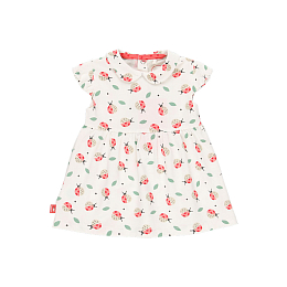 Платье и блумеры с принтом божьих коровок от бренда Boboli