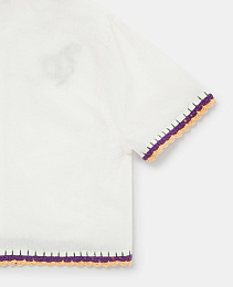 Блузка c вышитыми цветами от бренда Stella McCartney kids