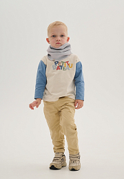 Снуд Lilen merino pearl grey от бренда Peppihat