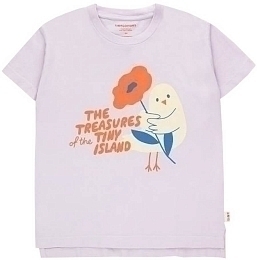 Футболка TINY TREASURES TEE от бренда Tinycottons Сиреневый Разноцветный