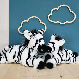 Зебра Зефир в подарочной коробке, 35 см от бренда Histoire d'Ours