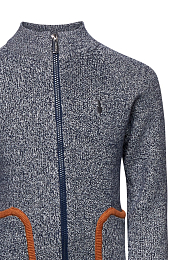 Джемпер с карманами на молнии от бренда Trussardi