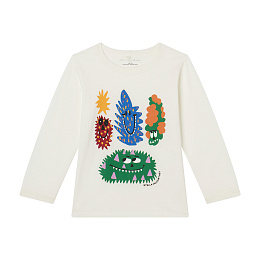 Лонгслив с монстрами от бренда Stella McCartney kids