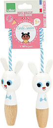Скакалка Зайчики от бренда Vilac