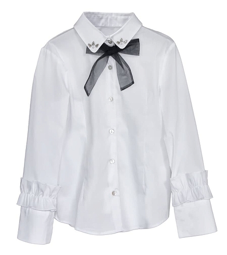 Блузка белая с бантом от бренда Tre api