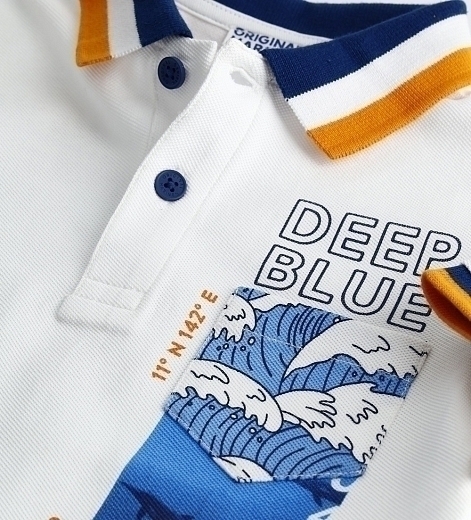 Футболка поло DEEP BLUE от бренда Original Marines