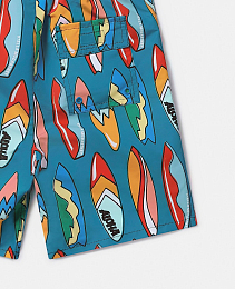 Шорты Surfboard Print от бренда Stella McCartney kids