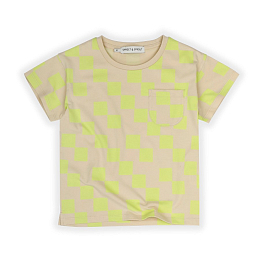 Футболка Pocket Blocks Print от бренда Sproet & Sprout Бежевый